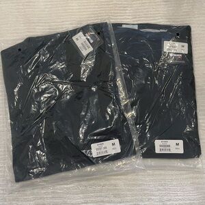 NWT LOT of TWO Blauer USA Tactical Base Layer Turtleneck Shirts in Black - 8100X